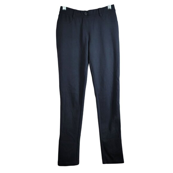 Nautica School Uniform Jeggings Pants Blue SZ 14 Flat Front Pull On Pockets - Picture 1 of 8
